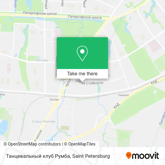 Танцевальный клуб Румба map