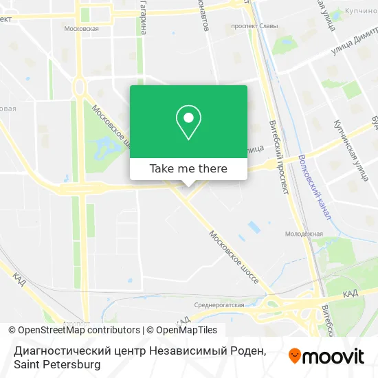 Диагностический центр Независимый Роден map