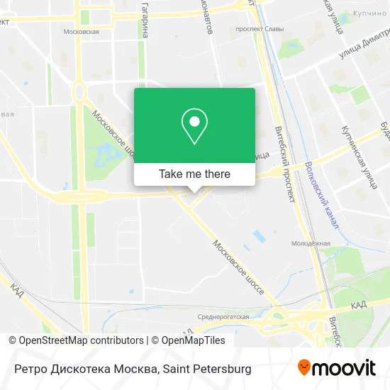 Ретро Дискотека Москва map