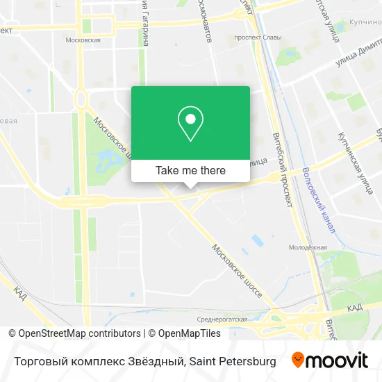 Торговый комплекс Звёздный map