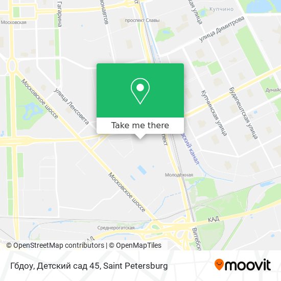 Гбдоу, Детский сад 45 map