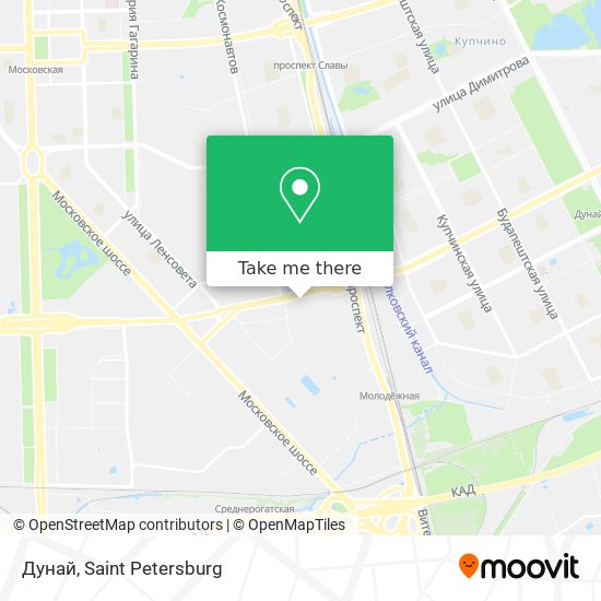 Дунай map