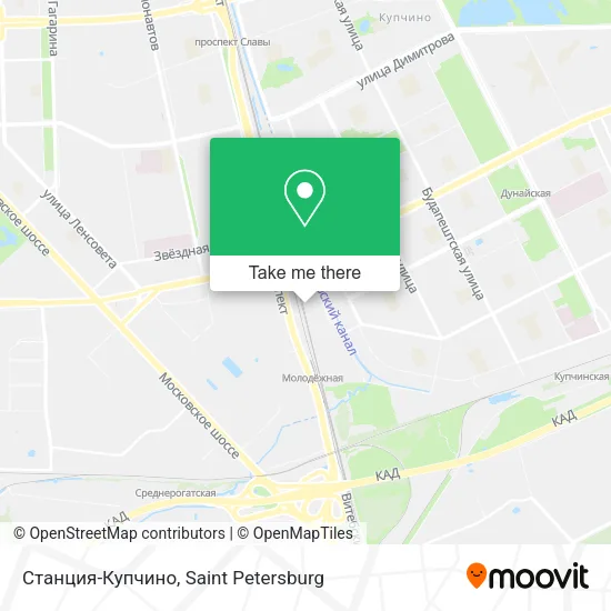 Станция-Купчино map