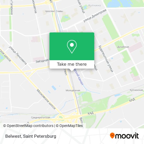 Belwest map
