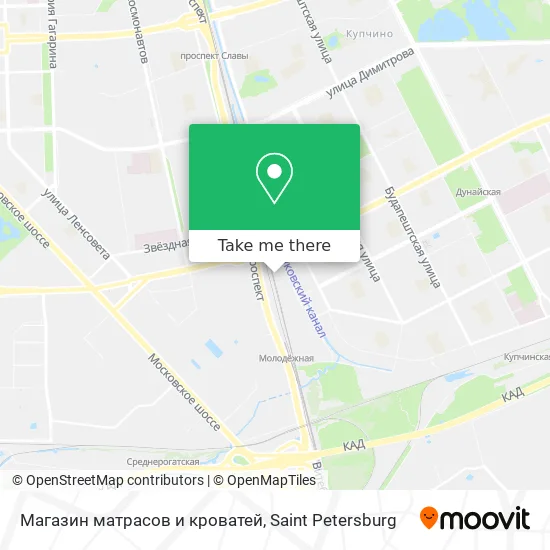 Магазин матрасов и кроватей map