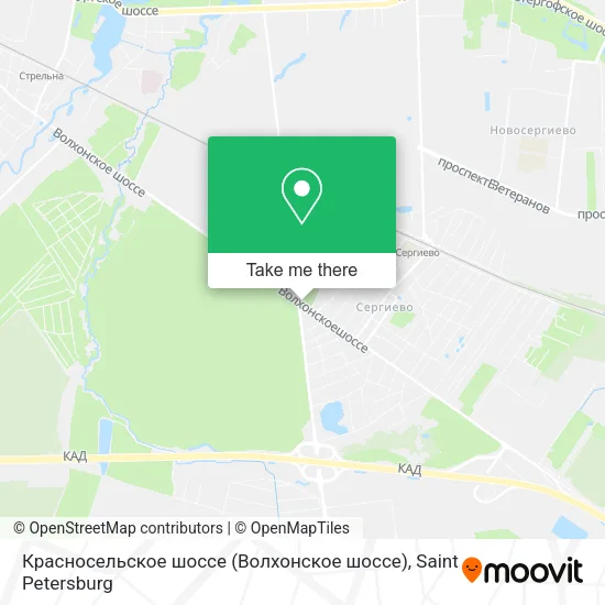 Красносельское шоссе (Волхонское шоссе) map