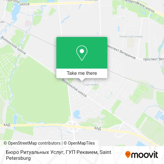 Бюро Ритуальных Услуг, ГУП Реквием map