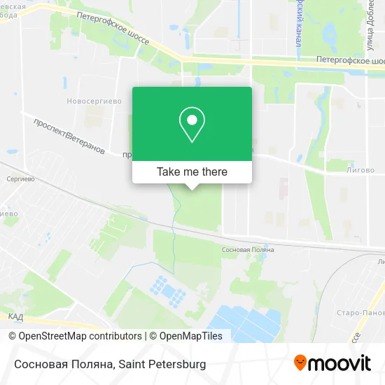 Сосновая Поляна map