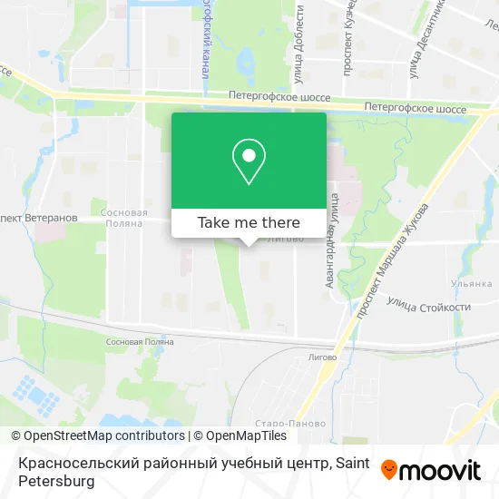 Красносельский районный учебный центр map
