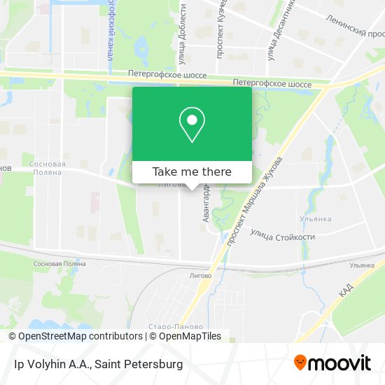 Ip Volyhin A.A. map