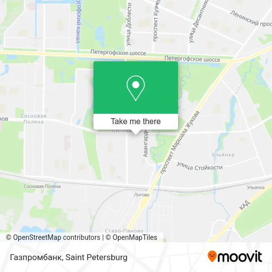 Газпромбанк map