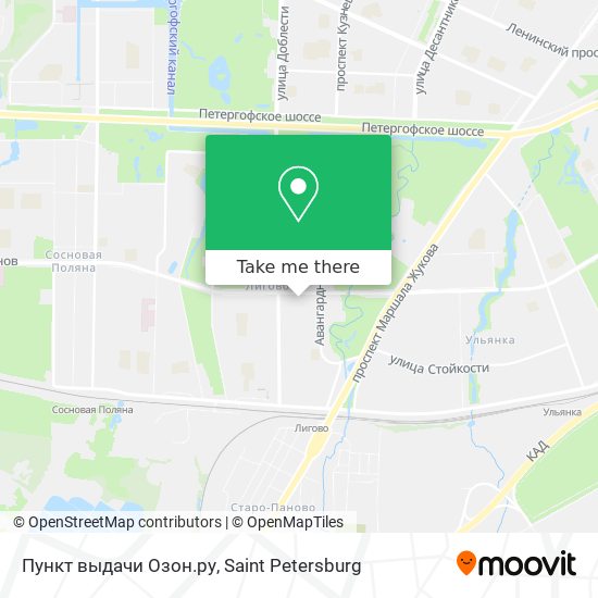 Пункт выдачи Озон.ру map