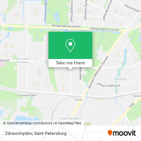 Zdravomyslov map