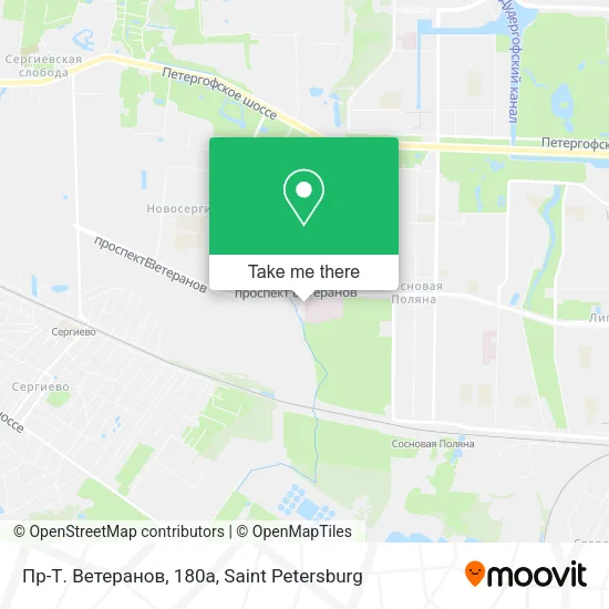 Пр-Т. Ветеранов, 180а map