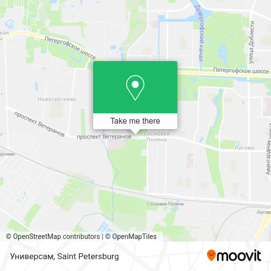 Универсам map