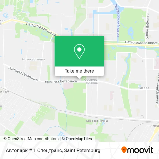 Автопарк # 1 Спецтранс map