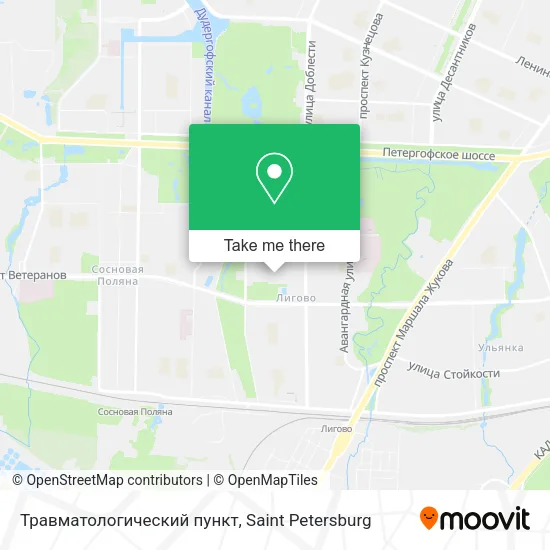 Травматологический пункт map