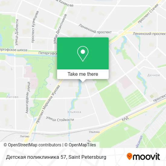 Детская поликлиника 57 map