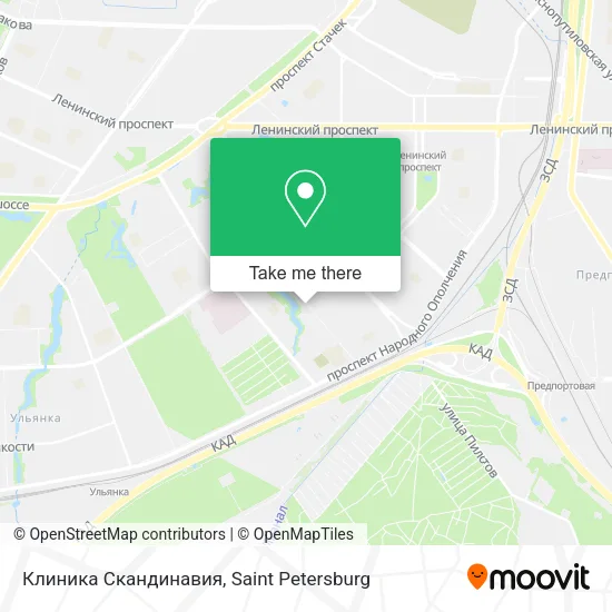 Клиника Скандинавия map