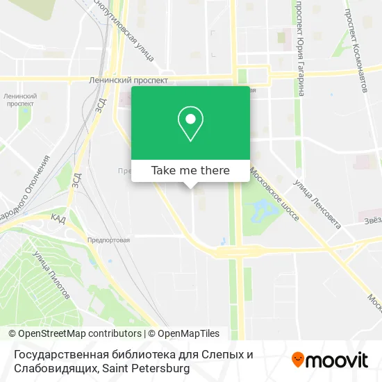 Государственная библиотека для Слепых и Слабовидящих map