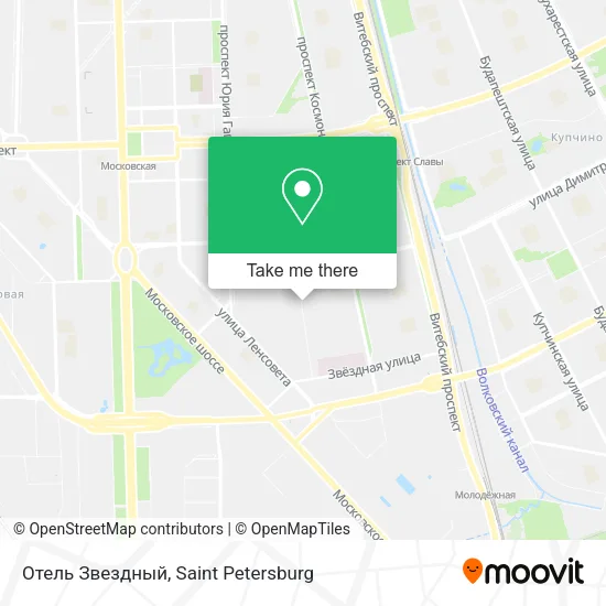Отель Звездный map