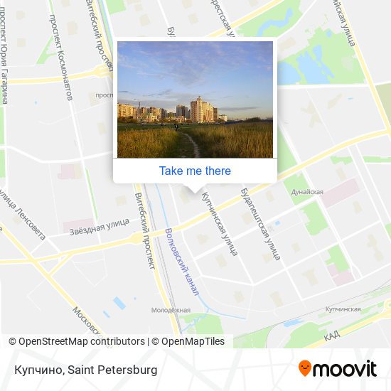Купчино map