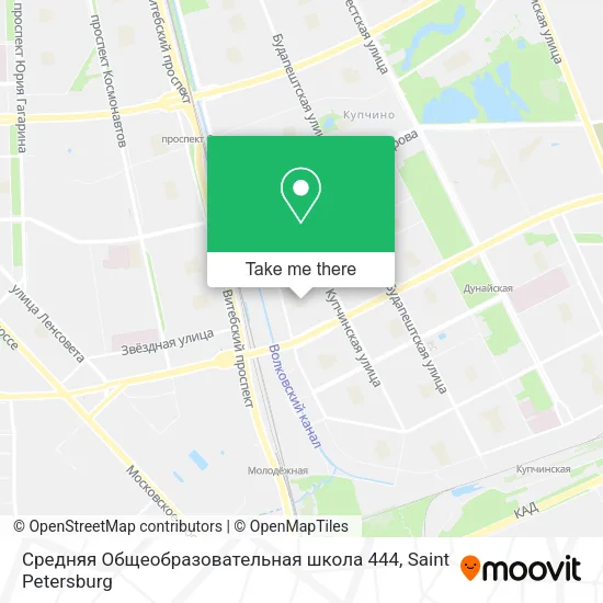 Средняя Общеобразовательная школа 444 map
