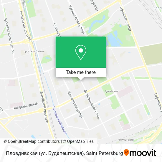 Пловдивская (ул. Будапештская) map