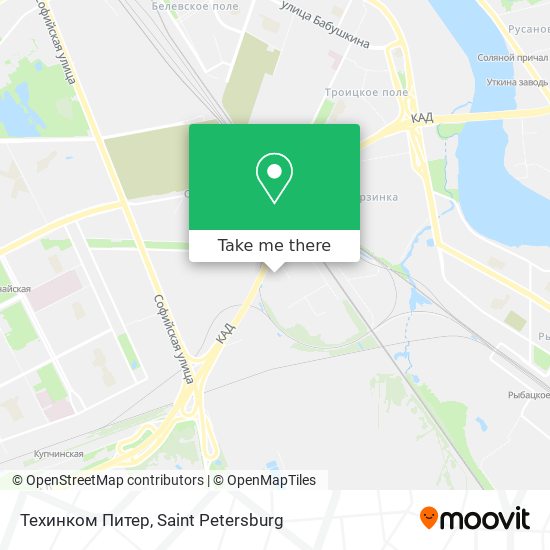 Техинком Питер map