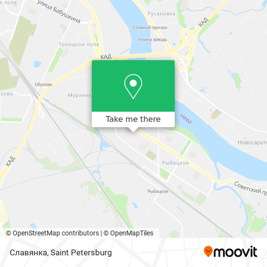 Славянка map