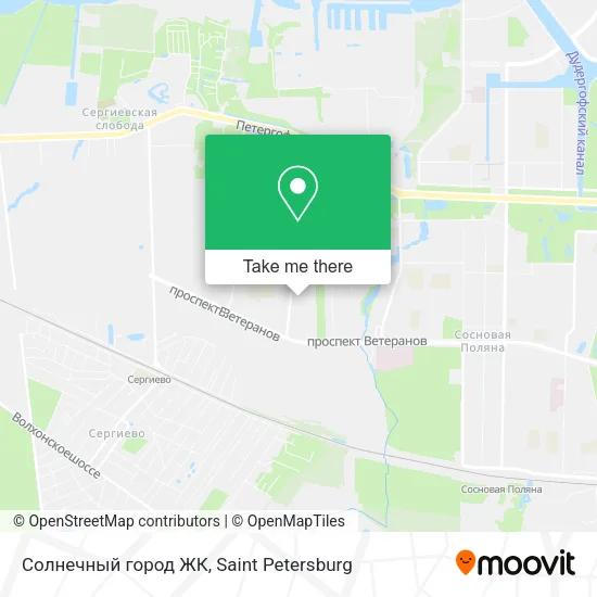 Солнечный город ЖК map