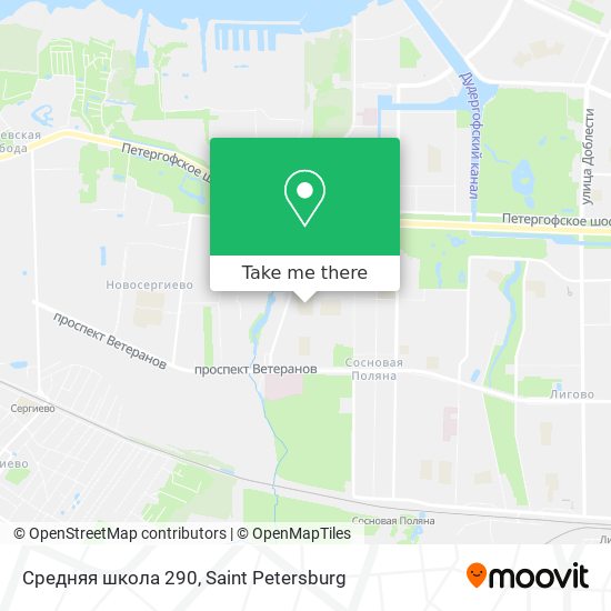 Средняя школа 290 map