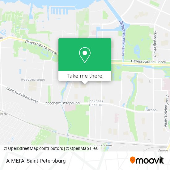 А-МЕГА map