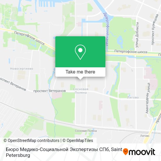 Бюро Медико-Социальной Экспертизы СПб map