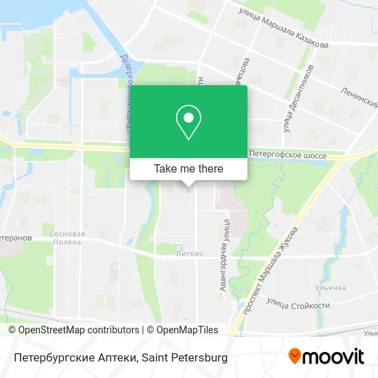 Петербургские Аптеки map