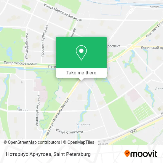 Нотариус Арчугова map