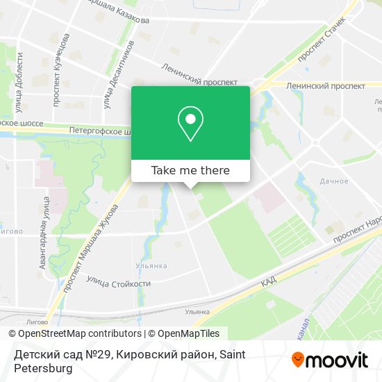 Детский сад №29, Кировский район map