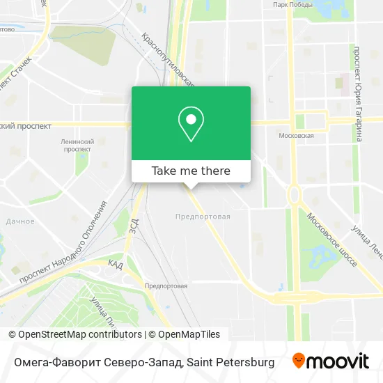 Омега-Фаворит Северо-Запад map