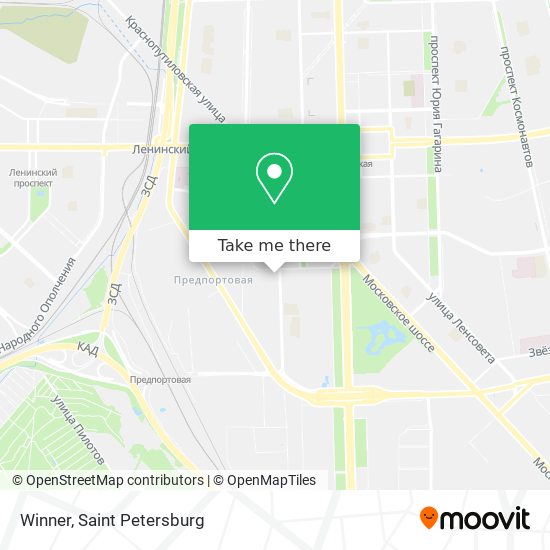 Winner map