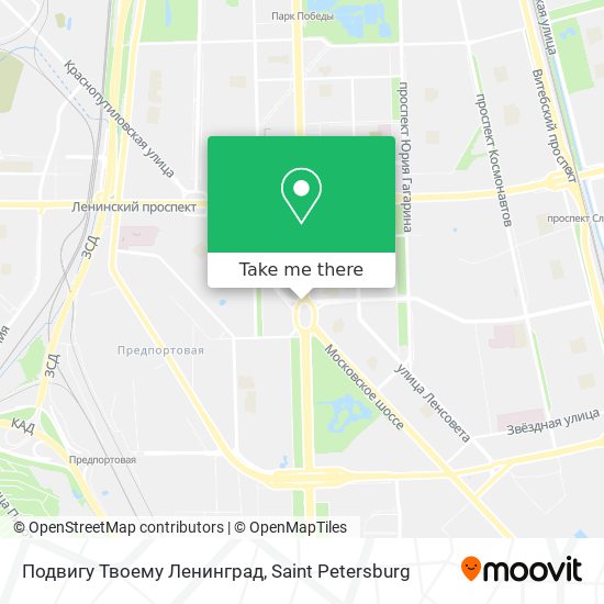 Подвигу Твоему Ленинград map