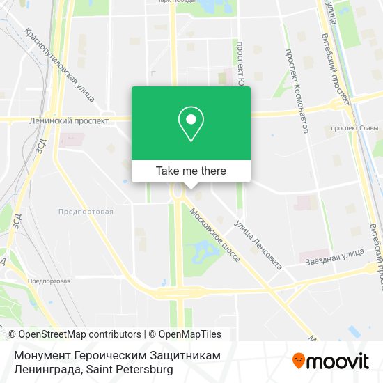 Монумент Героическим Защитникам Ленинграда map