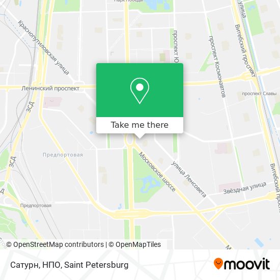 Сатурн, НПО map