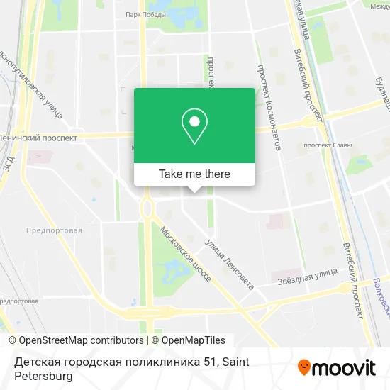 Детская городская поликлиника 51 map