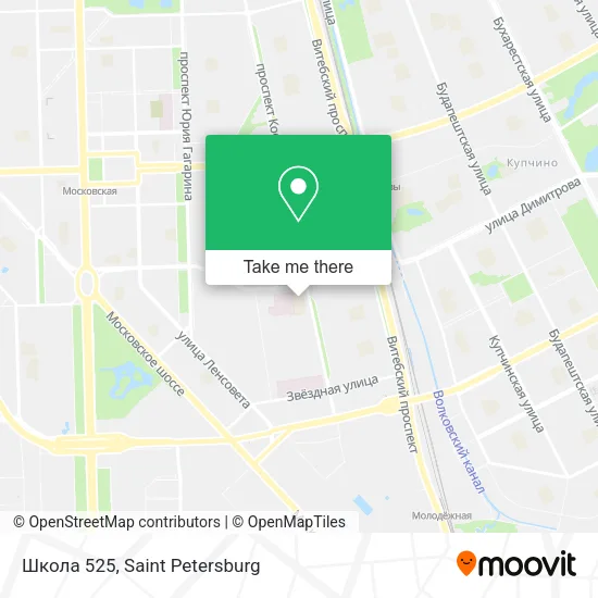 Школа 525 map