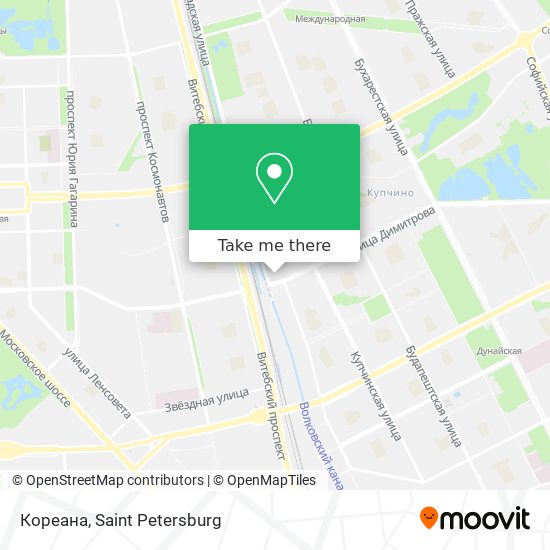 Кореана map