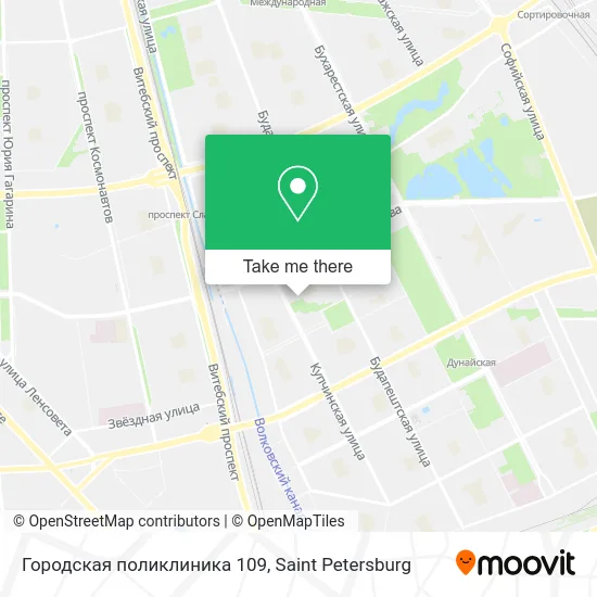 Городская поликлиника 109 map