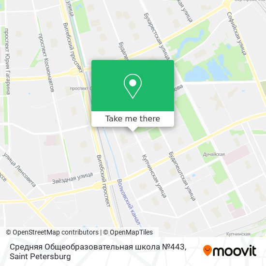 Средняя Общеобразовательная школа №443 map