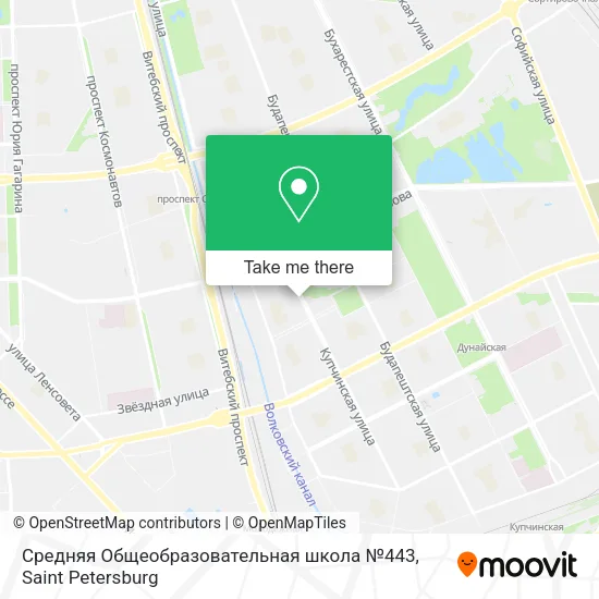 Средняя Общеобразовательная школа №443 map