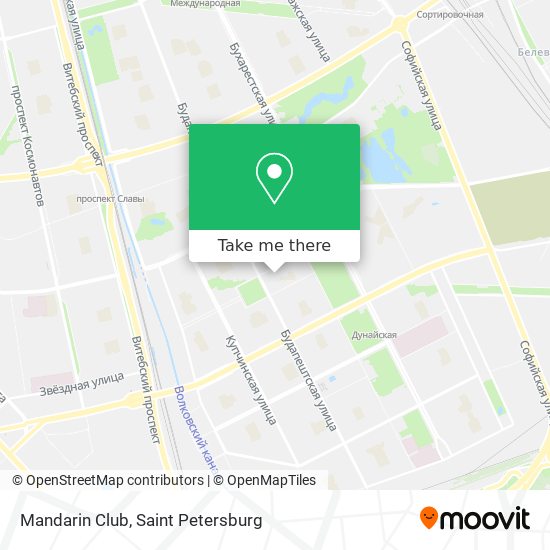 Mandarin Club map
