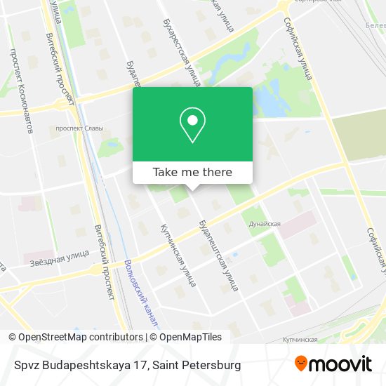 Spvz Budapeshtskaya 17 map